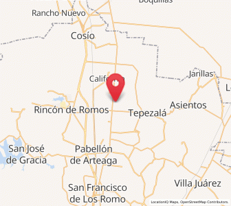 Map of El Porvenir, Aguascalientes