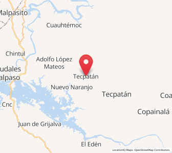 Map of El Porvenir, Chiapas