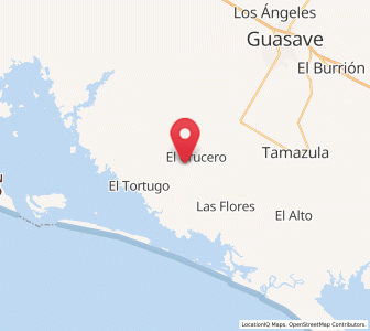 Map of El Progreso, Sinaloa