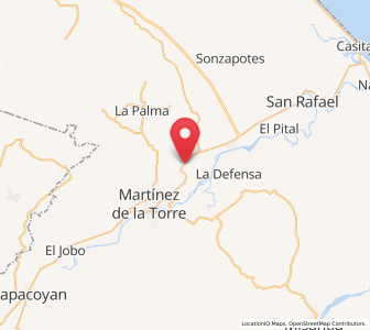 Map of El Progreso, Veracruz