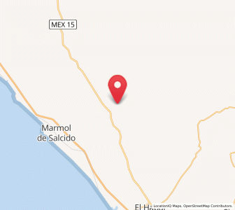 Map of El Quemado, Sinaloa