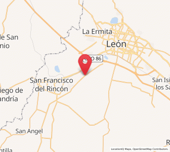 Map of El Ramillete, Guanajuato