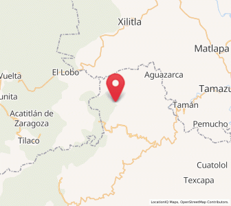 Map of El Rayo, Hidalgo