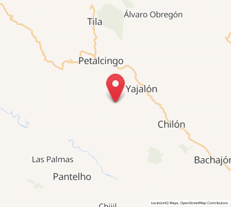 Map of El Recreo, Chiapas
