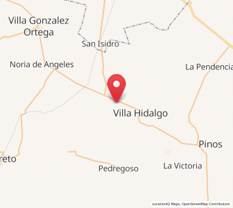 Map of El Refugio, Zacatecas
