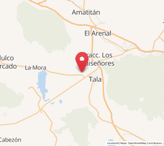 Map of El Refugio, Jalisco