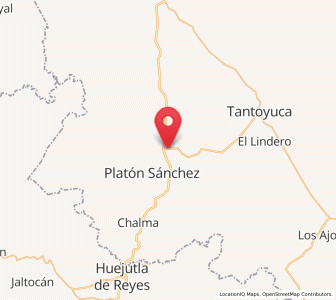 Map of El Remanso, Veracruz