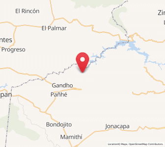 Map of El Riíto, Hidalgo