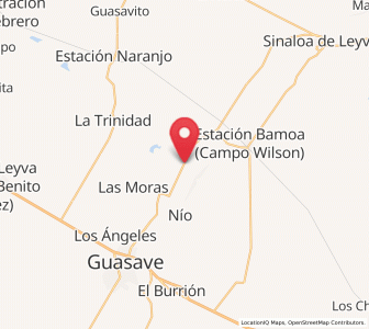 Map of El Sabino, Sinaloa
