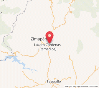 Map of El Salitre, Hidalgo