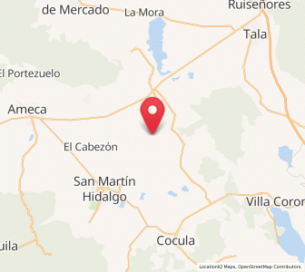 Map of El Salitre, Jalisco