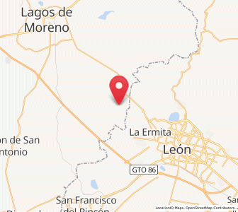 Map of El Saucillo de Primavera, Jalisco