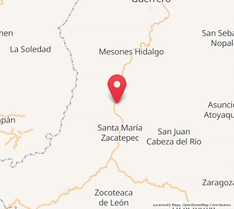 Map of El Tapanco, Oaxaca