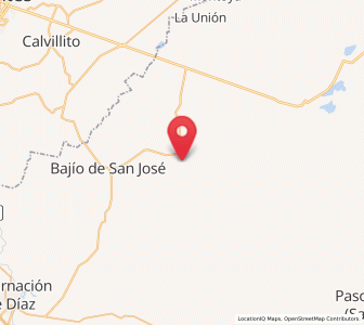 Map of El Tecuán, Jalisco