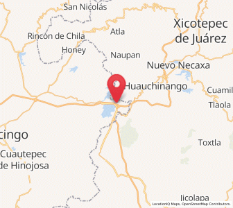 Map of El Tejocotal, Hidalgo