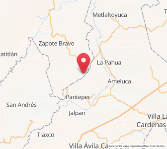 Map of El Tepetate, Veracruz