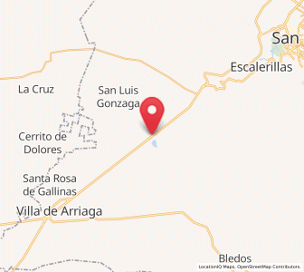 Map of El Tepetate, San Luis Potosí
