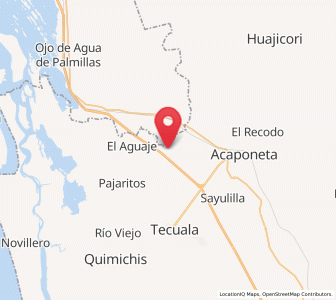 Map of El Tigre, Nayarit