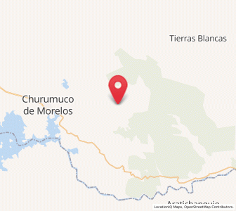 Map of El Timbiriche, Michoacán