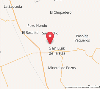 Map of El Toreador de Abajo, Guanajuato