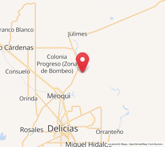 Map of El Torreón, Chihuahua