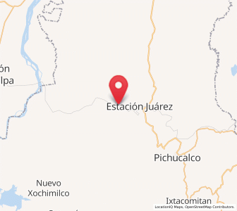 Map of El Triunfo 1ra. Sección (Cardona), Chiapas