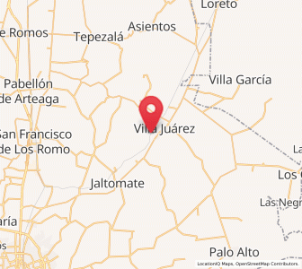 Map of El Tule, Aguascalientes