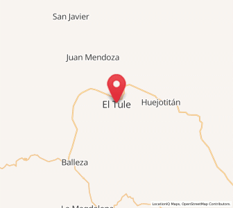 Map of El Tule, Chihuahua