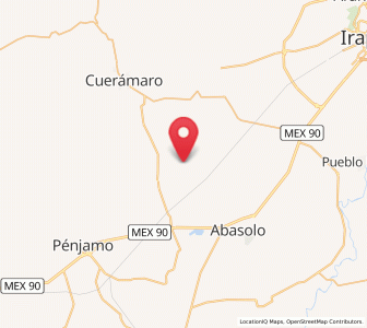 Map of El Tule, Guanajuato