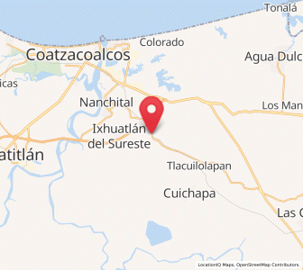 Map of El Veinticinco, Veracruz