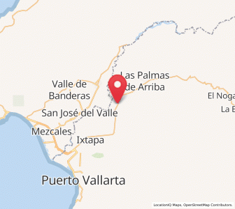Map of El Zancudo, Jalisco
