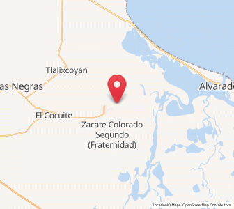 Map of El Zapote, Veracruz