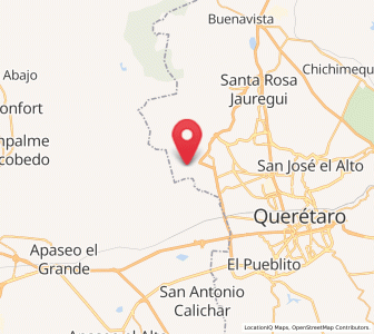 Map of El Zapote, Querétaro