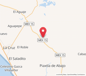 Map of Elota, Sinaloa