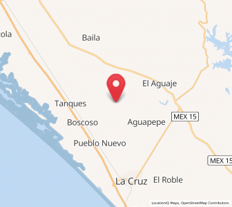 Map of Emiliano Zapata, Sinaloa