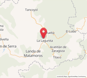 Map of Encino Solo, Querétaro