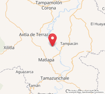 Map of Ensenada (Chalco), San Luis Potosí