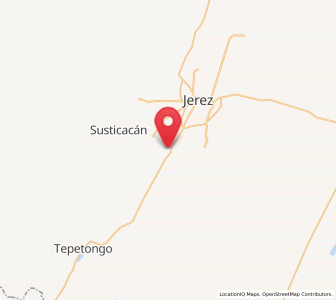 Map of Ermita de Guadalupe, Zacatecas