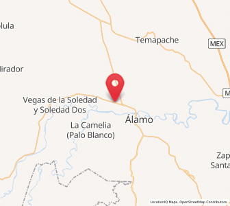 Map of Estación Chapapote (Puerta Siete), Veracruz