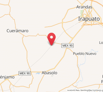 Map of Estación Joaquín, Guanajuato