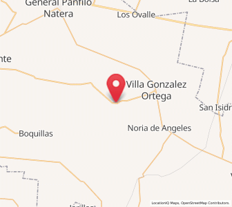 Map of Estancia de Ánimas, Zacatecas