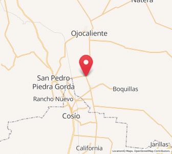 Map of Esteban S. Castorena, Zacatecas