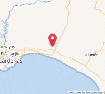 Map of Feliciano, Guerrero