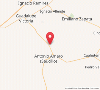 Map of Felipe Carrillo Puerto, Durango