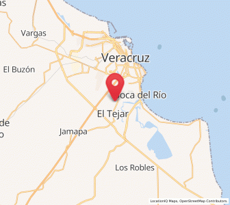 Map of Fraccionamiento Arboledas San Ramón, Veracruz