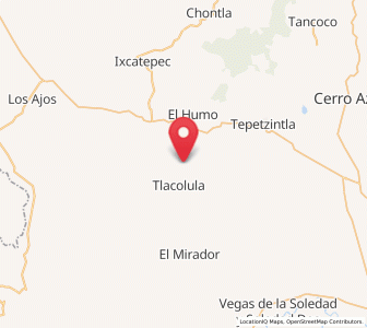 Map of Francia Nueva, Veracruz
