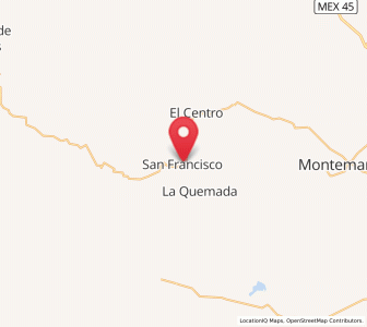 Map of Francisco I. Madero, Zacatecas