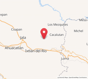 Map of Francisco I. Madero (La Bolsa), Nayarit