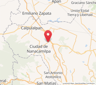Map of Francisco I. Madero, Tlaxcala