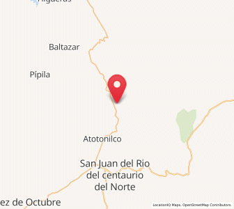 Map of Francisco Primo Verdad, Durango